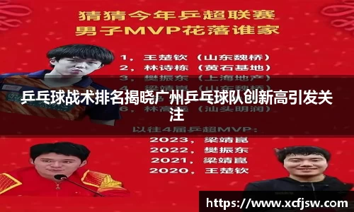 乒乓球战术排名揭晓广州乒乓球队创新高引发关注
